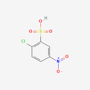 molecular formula C6H4ClNO5S B1585211 2-Chloro-5-nitrobenzenesulfonic acid CAS No. 96-73-1