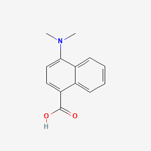 molecular formula C13H13NO2 B1585220 4-(Dimethylamino)-1-naphthoic acid CAS No. 78062-03-0