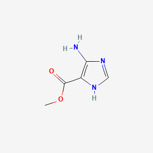 molecular formula C5H7N3O2 B1585236 Methyl 5-amino-1H-imidazole-4-carboxylate CAS No. 4919-00-0