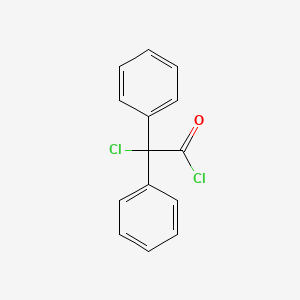 molecular formula C14H10Cl2O B1585256 2-氯-2,2-二苯乙酰氯 CAS No. 2902-98-9