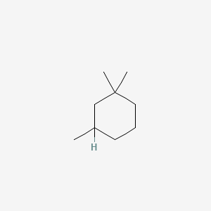 molecular formula C9H18 B1585257 1,1,3-三甲基环己烷 CAS No. 3073-66-3