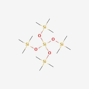 molecular formula C12H36O4Si5 B1585261 Tetrakis(trimethylsilyloxy)silane CAS No. 3555-47-3