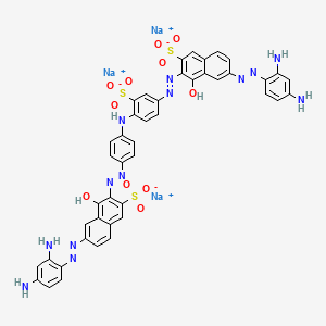 molecular formula C44H32N13Na3O11S3 B1585272 C.I. Direct black 22 CAS No. 6473-13-8
