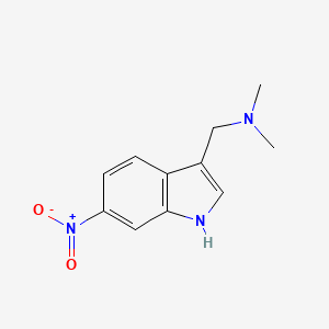 molecular formula C11H13N3O2 B1585273 6-Nitrogramine CAS No. 6954-87-6