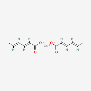 molecular formula C12H14CaO4 B1585277 山梨酸钙 CAS No. 7492-55-9