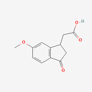 molecular formula C12H12O4 B1585280 5-Methoxy-1-indanone-3-acetic acid CAS No. 24467-92-3