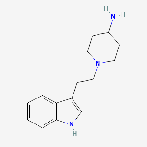 molecular formula C15H21N3 B1585282 1-(2-(1H-Indol-3-yl)ethyl)piperidin-4-amine CAS No. 35633-77-3