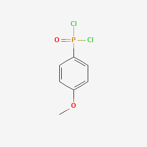 molecular formula C7H7Cl2O2P B1585283 4-甲氧基苯基膦酰二氯 CAS No. 37632-18-1