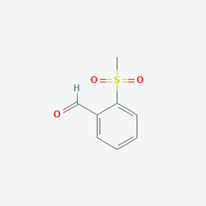 molecular formula C8H8O3S B1585285 2-(Methylsulfonyl)benzaldehyde CAS No. 5395-89-1