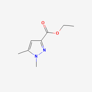 molecular formula C8H12N2O2 B1585288 ethyl 1,5-dimethyl-1H-pyrazole-3-carboxylate CAS No. 5744-51-4