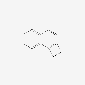 molecular formula C12H10 B1585291 Cyclobuta(a)naphthalene, 1,2-dihydro- CAS No. 32277-35-3