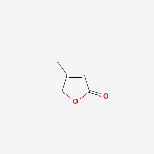 molecular formula C5H6O2 B1585297 4-甲基-2(5H)-呋喃酮 CAS No. 6124-79-4