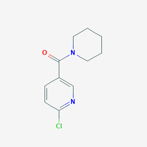 molecular formula C11H13ClN2O B1585300 2-Chloro-5-(piperidin-1-ylcarbonyl)pyridine CAS No. 64614-48-8