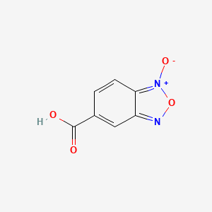 molecular formula C7H4N2O4 B1585301 5-Carboxy-2,1,3-benzoxadiazol-1-ium-1-olate CAS No. 6086-24-4
