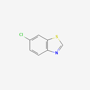 molecular formula C7H4ClNS B1585302 6-Chlorobenzo[d]thiazole CAS No. 2942-10-1