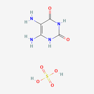 molecular formula C4H8N4O6S B1585318 5,6-二氨基-2,4-二羟基嘧啶硫酸盐 CAS No. 32014-70-3