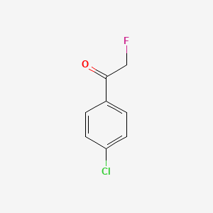 molecular formula C8H6ClFO B1585319 1-(4-Chlorophenyl)-2-fluoroethanone CAS No. 329-78-2