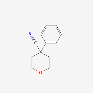 molecular formula C12H13NO B1585326 4-Phenyltetrahydro-2H-pyran-4-carbonitrile CAS No. 1202-81-9