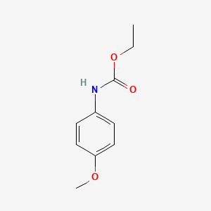 molecular formula C10H13NO3 B1585333 4-甲氧基苯基氨基甲酸乙酯 CAS No. 7451-55-0