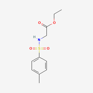 molecular formula C11H15NO4S B1585334 Ethyl 2-(4-methylphenylsulfonamido)acetate CAS No. 5465-67-8