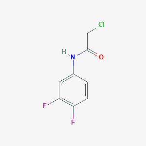 molecular formula C8H6ClF2NO B1585338 2-chloro-N-(3,4-difluorophenyl)acetamide CAS No. 76778-13-7