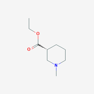 molecular formula C9H17NO2 B1585339 ethyl (3R)-1-methylpiperidine-3-carboxylate CAS No. 205194-12-3