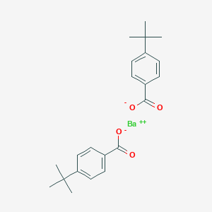 molecular formula C22H26BaO4 B158534 Barium 4-(1,1-dimethylethyl)benzoate CAS No. 10196-68-6