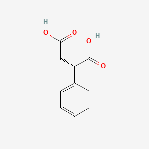 molecular formula C10H10O4 B1585341 (2S)-2-phenylbutanedioic acid CAS No. 4036-30-0