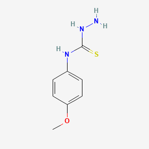 molecular formula C8H11N3OS B1585342 4-(4-Methoxyphenyl)-3-thiosemicarbazide CAS No. 40207-03-2