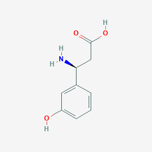molecular formula C9H11NO3 B1585343 (3s)-3-Amino-3-(3-hydroxyphenyl)propanoic acid CAS No. 695149-42-9