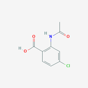 molecular formula C9H8ClNO3 B1585348 2-Acetamido-4-chlorobenzoic acid CAS No. 5900-56-1