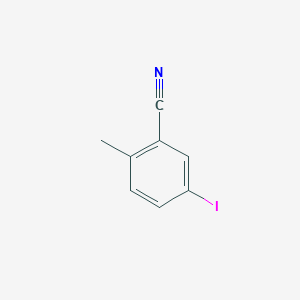 molecular formula C8H6IN B1585355 5-碘-2-甲基苯甲腈 CAS No. 52107-68-3
