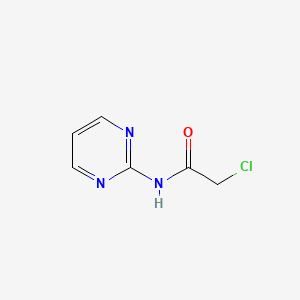 molecular formula C6H6ClN3O B1585356 2-Chloro-N-pyrimidin-2-yl-acetamide CAS No. 52687-97-5