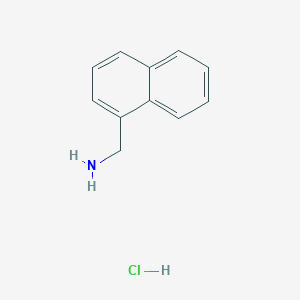 molecular formula C11H12ClN B1585360 Naphthalen-1-ylmethanamine hydrochloride CAS No. 39110-74-2