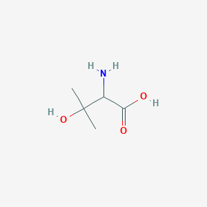 molecular formula C5H11NO3 B1585366 2-Amino-3-hydroxy-3-methylbutanoic acid CAS No. 2280-28-6