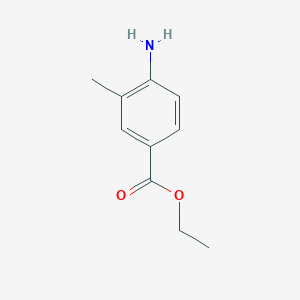 molecular formula C10H13NO2 B1585367 Ethyl 4-amino-3-methylbenzoate CAS No. 40800-65-5