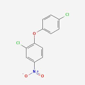 molecular formula C12H7Cl2NO3 B1585386 2-氯-1-(4-氯苯氧基)-4-硝基苯 CAS No. 22544-07-6