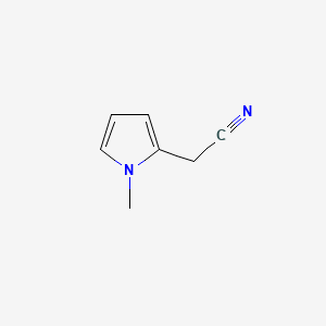 molecular formula C7H8N2 B1585394 1H-Pyrrole-2-acetonitrile, 1-methyl- CAS No. 24437-41-0