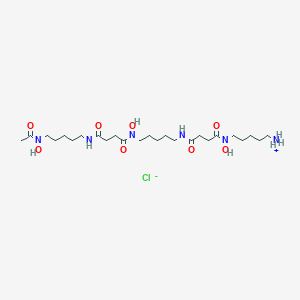 molecular formula C25H49ClN6O8 B158540 Deferoxamine hydrochloride CAS No. 1950-39-6