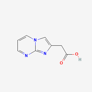molecular formula C8H7N3O2 B1585445 2-(咪唑并[1,2-a]嘧啶-2-基)乙酸 CAS No. 57892-73-6