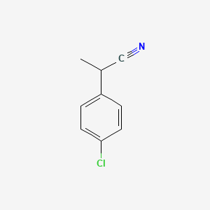 molecular formula C9H8ClN B1585455 2-(4-氯苯基)丙腈 CAS No. 2184-88-5