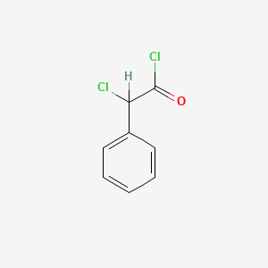 molecular formula C8H6Cl2O B1585456 Chloro(phenyl)acetyl chloride CAS No. 2912-62-1