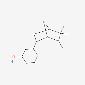 molecular formula C16H28O B1585458 3-(5,5,6-三甲基双环[2.2.1]庚-2-基)环己醇 CAS No. 3407-42-9