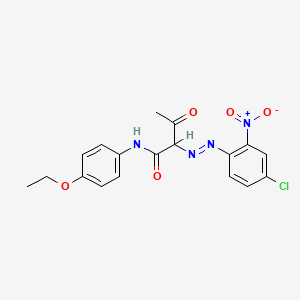 2-[(4-Chloro-2-nitrophenyl)azo]-N-(4-ethoxyphenyl)-3-oxobutyramide