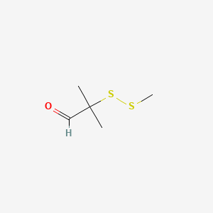 2-(Methyldithio)isobutyraldehyde