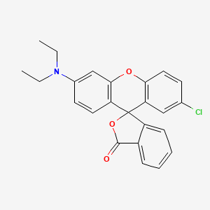 Spiro[isobenzofuran-1(3H),9'-[9H]xanthen]-3-one, 2'-chloro-6'-(diethylamino)-