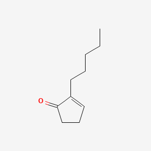 molecular formula C10H16O B1585486 2-Pentyl-2-cyclopenten-1-one CAS No. 25564-22-1