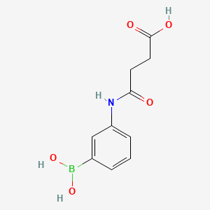 molecular formula C10H12BNO5 B1585496 3-(3-Carboxypropionylamino)phenylboronic acid CAS No. 31754-00-4
