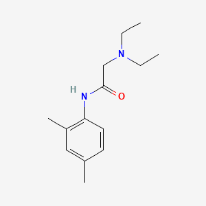 molecular formula C14H22N2O B1585500 2-(二乙氨基)-2',4'-乙酰氧基苯胺 CAS No. 17289-53-1