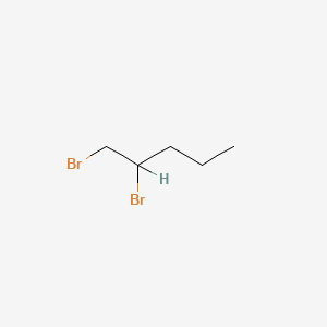 molecular formula C5H10Br2 B1585501 1,2-二溴戊烷 CAS No. 3234-49-9